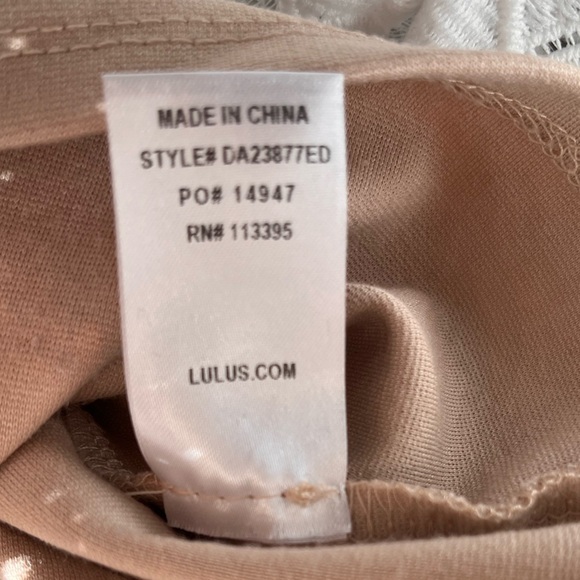 Lulu’s Sway Away White Crotchet Lace Dress Size Small - Picture 9 of 11